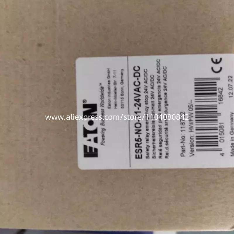 New original EATON safety relay ESR5-NO-31-24VAC-DC