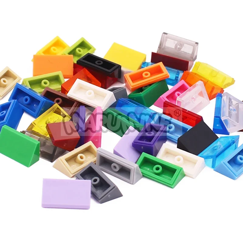 

Marumine 150 шт. классические блоки MOC наклон 30 1x2x2/3 Roff строительные кирпичи детали аксессуары, совместимые с 85984 частица в сборе