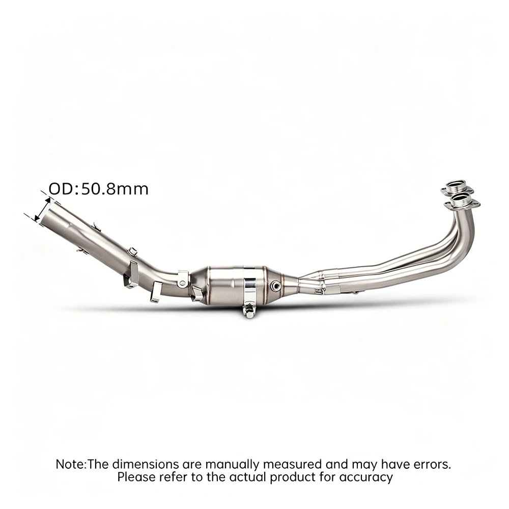 2016-2026 Modified Exhaust Muffler For Tmax530 Tmax 560 Stainless Steel Exhaust System Front Link Pipe
