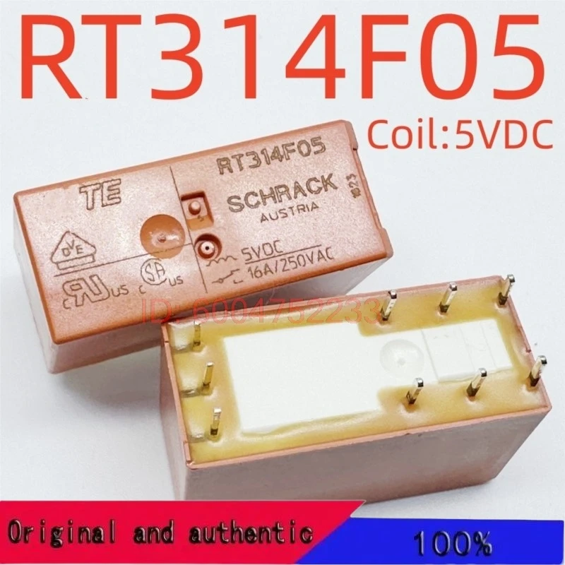 

10PCS Used RT31LF12 12VDC ; RT314F03 3VDC ; RT314F05 5VDC ; (115FC9L2-12V/3V/5V-16A) Latching Relay 9pins