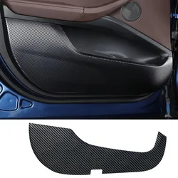For BMW F20 F30 F10 F15 F16 F18 F25 1 3 5 7 Series X1 X3 X4 X5 M3 M4 E34 G11 Car Door Anti Kick Mat Leather Carbon Fiber Sticker