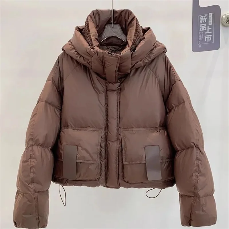 Women Parkas Winter Casual Loose Women\'s Jacket Down Coats Solid Oversize Women\'s Winter Jacket Soft Cotton Puffer Jacket