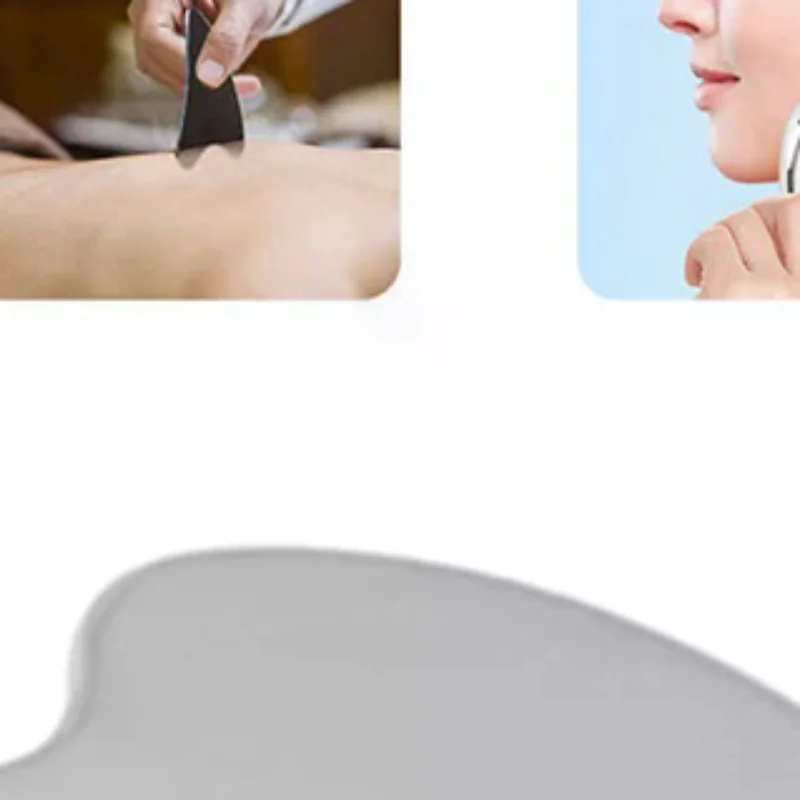 

Face Guasha Scraper Stainless Steel Gua Sha Massager Body Neck Back Stress Relief Beauty Tool Skin Scraping Lymph Detox Massage