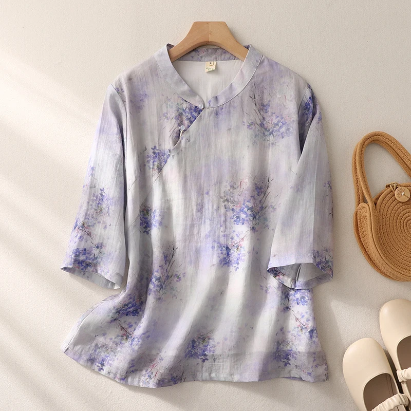 Nuova Camicia in Cotone e Lino - Vintage Fashion Meaning recensione e prezzo
