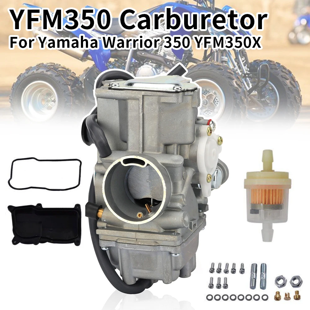 

Карбюратор сменный для Yamaha Warrior 350, ATV Quad Carb Hand дроссель, YFM350X, 1987-2004, Yamaha Big Bear 350