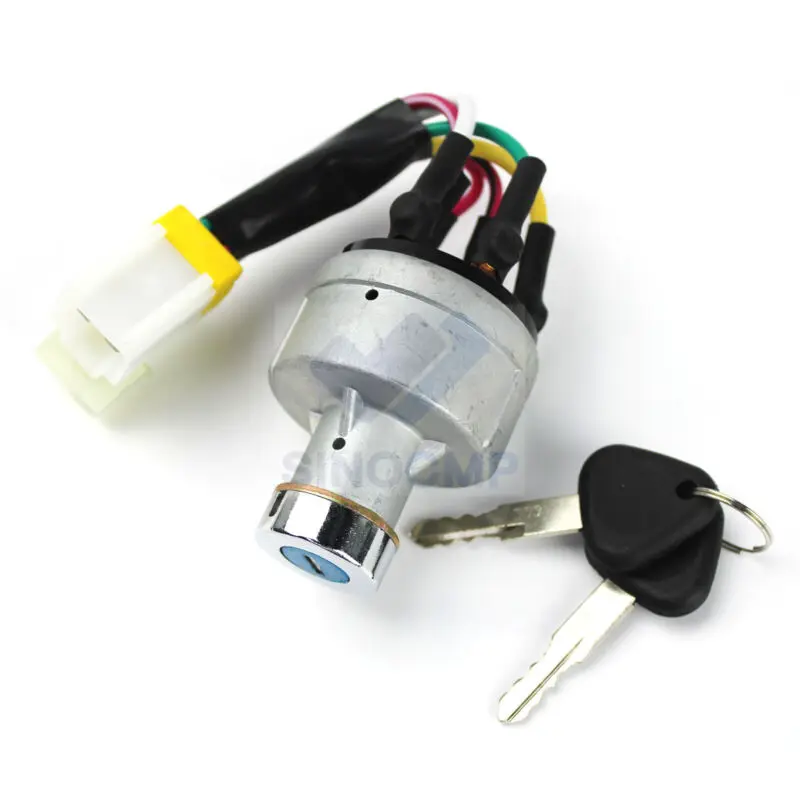 

1pc 14526158 14529152 Ignition Switch W/ 2keys For Volvo EC55B EC140B EC160B EC210B EC240B EC290B EC330B Excavator