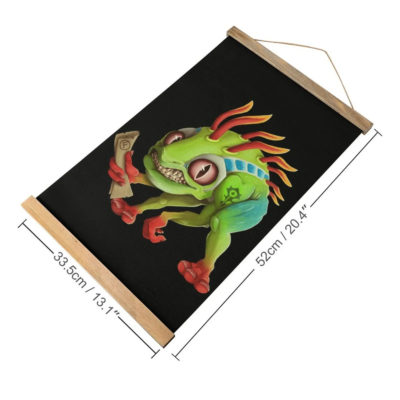 A Murloc Ate My Homework Tri Blend For Canvas Hanging Picture Creative Painting Bedroom Wall Decoration Humor Graphic Style Hang