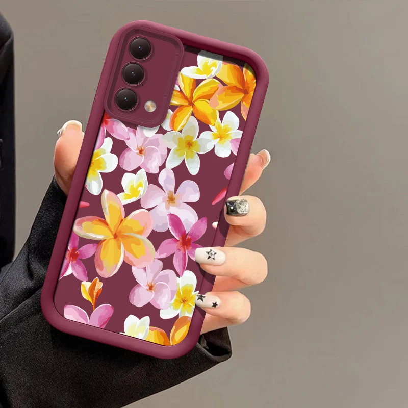 حافظة هاتف ناعمة على شكل زهرة لهاتف انفينيكس تكنو كامون 40 برو 30 20 بوفا 7 سبارك 20C 10 برو 6 جو 2024 2023 2022 غطاء من البولي يوريثان مقاوم للصدمات #6