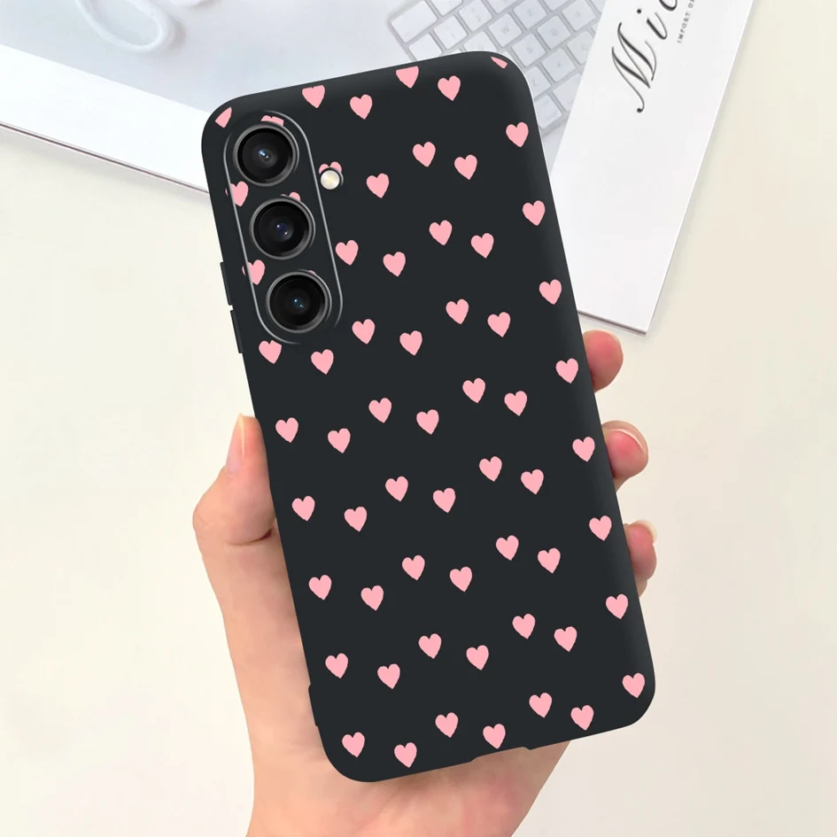 For Samsung A15 Case A05 A05S A25 4G Cover Cute Love Heart Butterfly Silicone Soft Fundas For Samsung Galaxy A15 SM-A155F Bumper