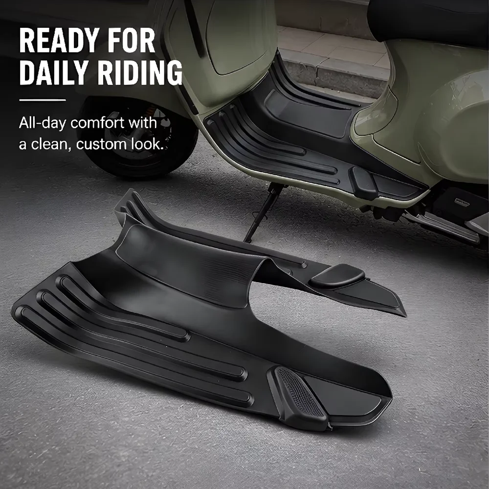 For Vespa S 125 150 LX 125 LXV 125 150 VXL 125 Motorcycle Foot Pedals Rubber Foot Pad Footrest Protection Skid Floor Mat Carpet