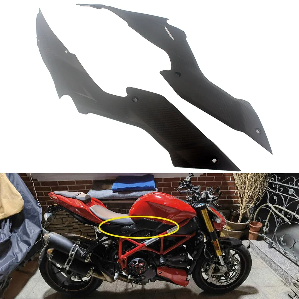 

Motorcycle Left+Right Part Tank Side Fairing Bodywork Panel Gas Tank Cover For Ducati 848 1098 1098S 2012 2013 2014 2015