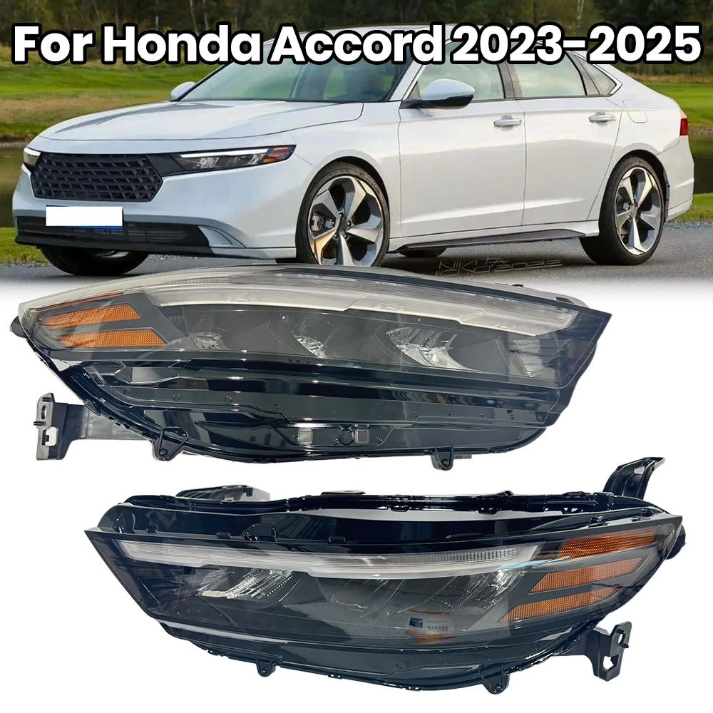 

Светодиодная фара для Honda Accord 2023 2024 2025, фара в сборе, автоаксессуары 3310030AA01 3315030AA01