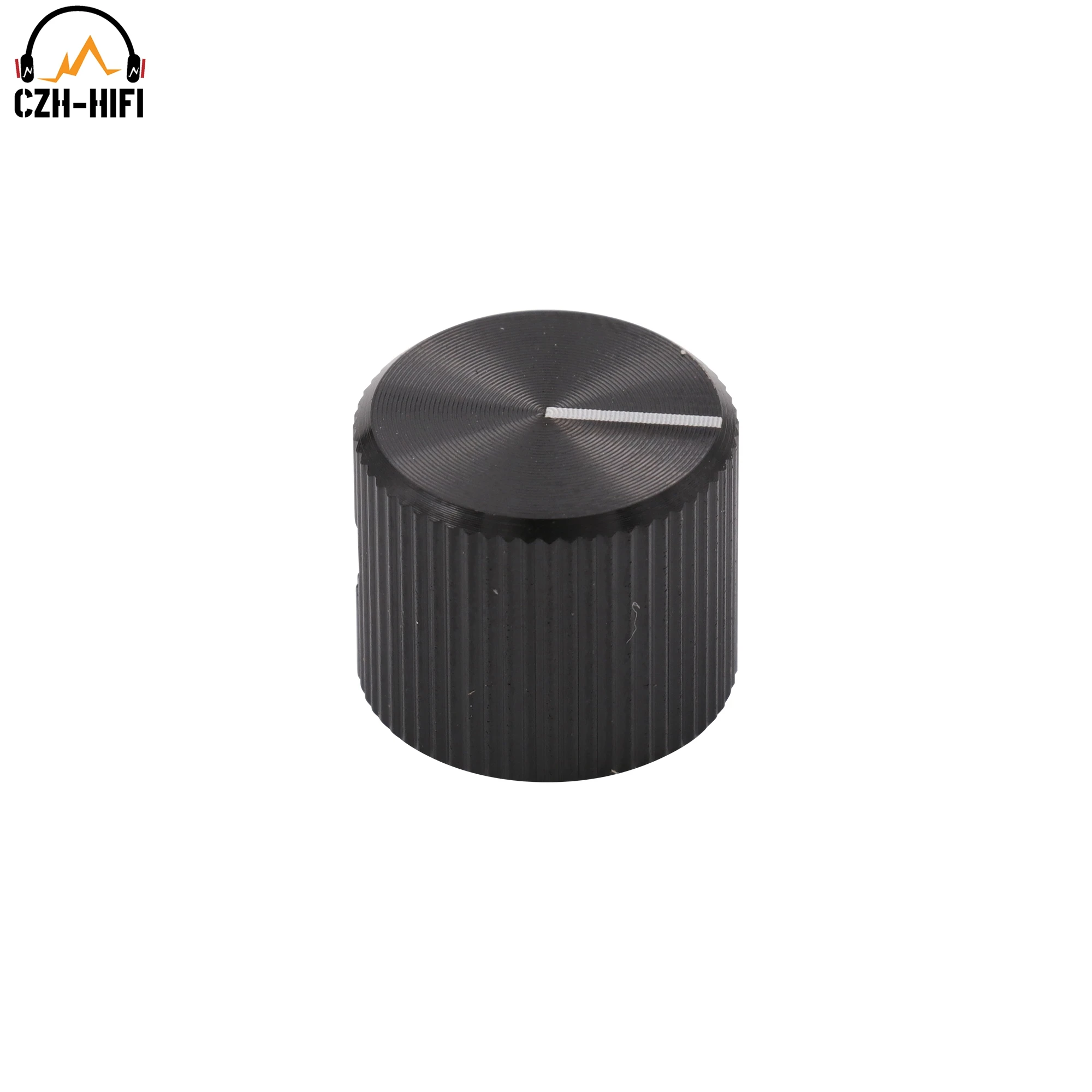 10 stücke Mini CNC Maschine Solide Aluminium Zeiger Knopf Knopf Kappe Gitarre AMP DJ Mixer Radio CD DAC Drehschalter EIN AUS 6,00mm Loch – Detail 2