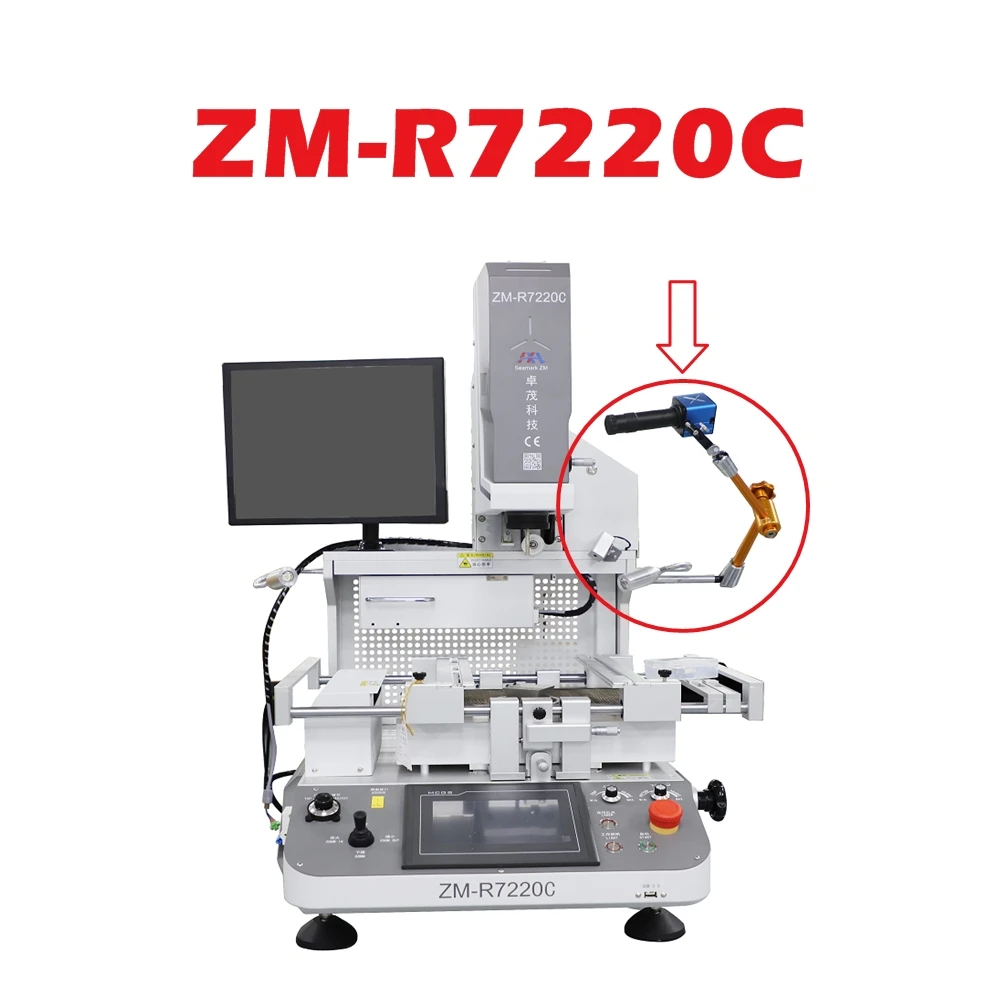 ZHUOMAO Optical Alignment Bga Rework Machine 5300W ZM-R7220 Soldering Station PCB Repair Chip Rebalancing Tool for Electronics
