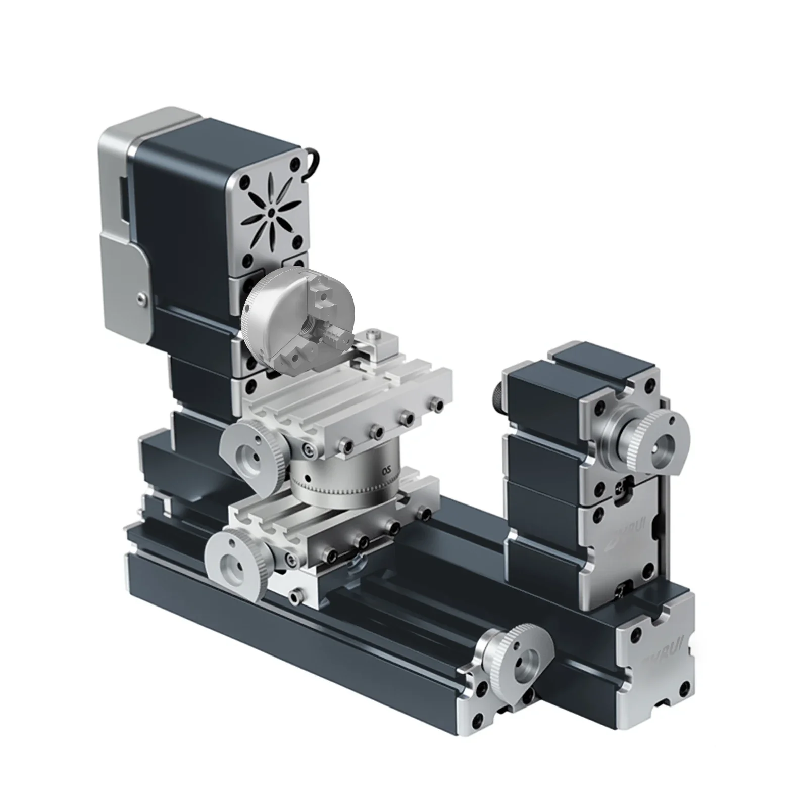 High Power 60W Powerful Mini Metal DIY Rotating Lathe Machine Tools with Base 12000 rpm for Wood Soft Metals Plexiglass Plastic