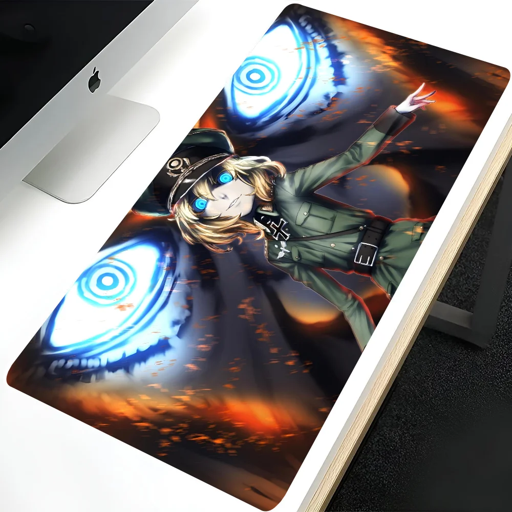 

1pc Popular Game Youjo Senki Non-slip Mouse Pad Suitable For Office Computers Laptops E-sports Game Desk Mats XXL Keyboard