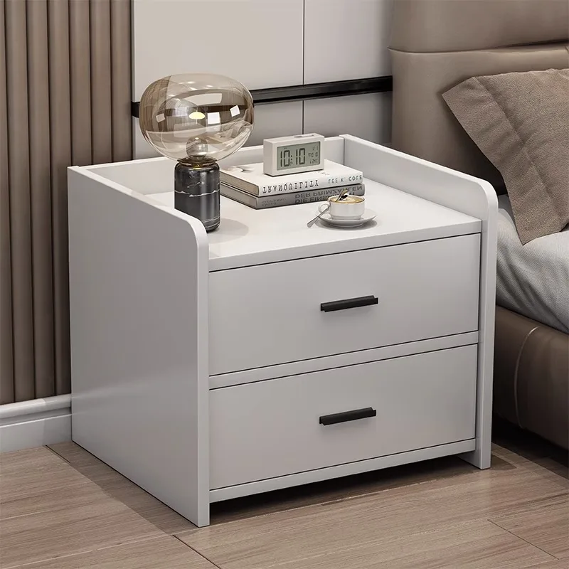 Baixo barato mesa de cabeceira quarto móvel pequenos armários nordic mesa cabeceira organizador armazenamento luxo mesa noche móveis para casa