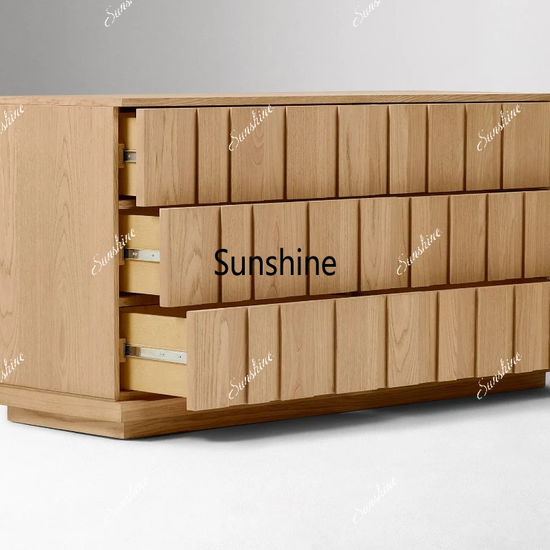 

Household living room six-chest cabinet simple storage locker