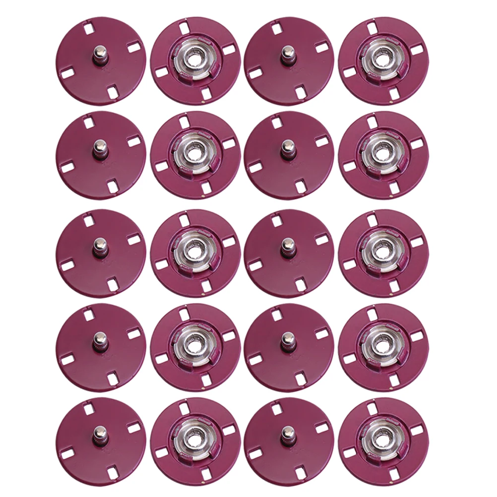 

Concealed Coat Buttons Decorative Snap Fasteners Metal Round Flat Hidden Mushroom DIY Zinc Alloy Sewing Craftsmanship