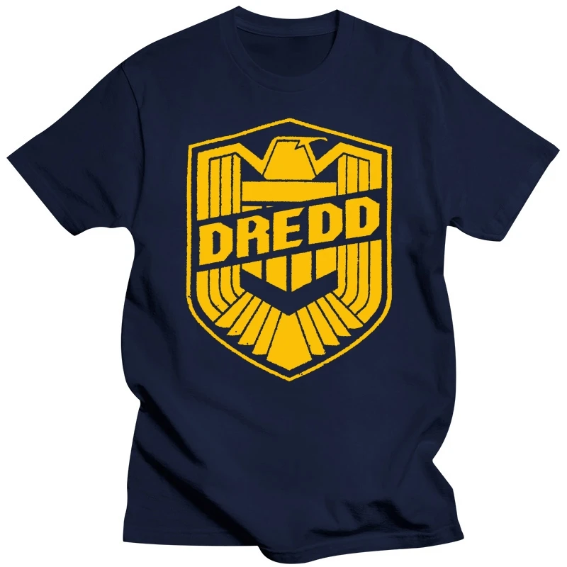 Judge Dredd Gold Badge Front Logo T-shirt(1)