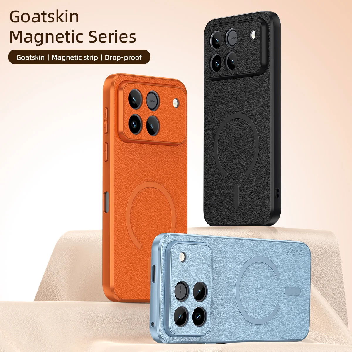 Coque de téléphone à chargement magnétique sans fil pour HONOR, étui de luxe en cuir végétal, antichoc et antidérapant, Funda
