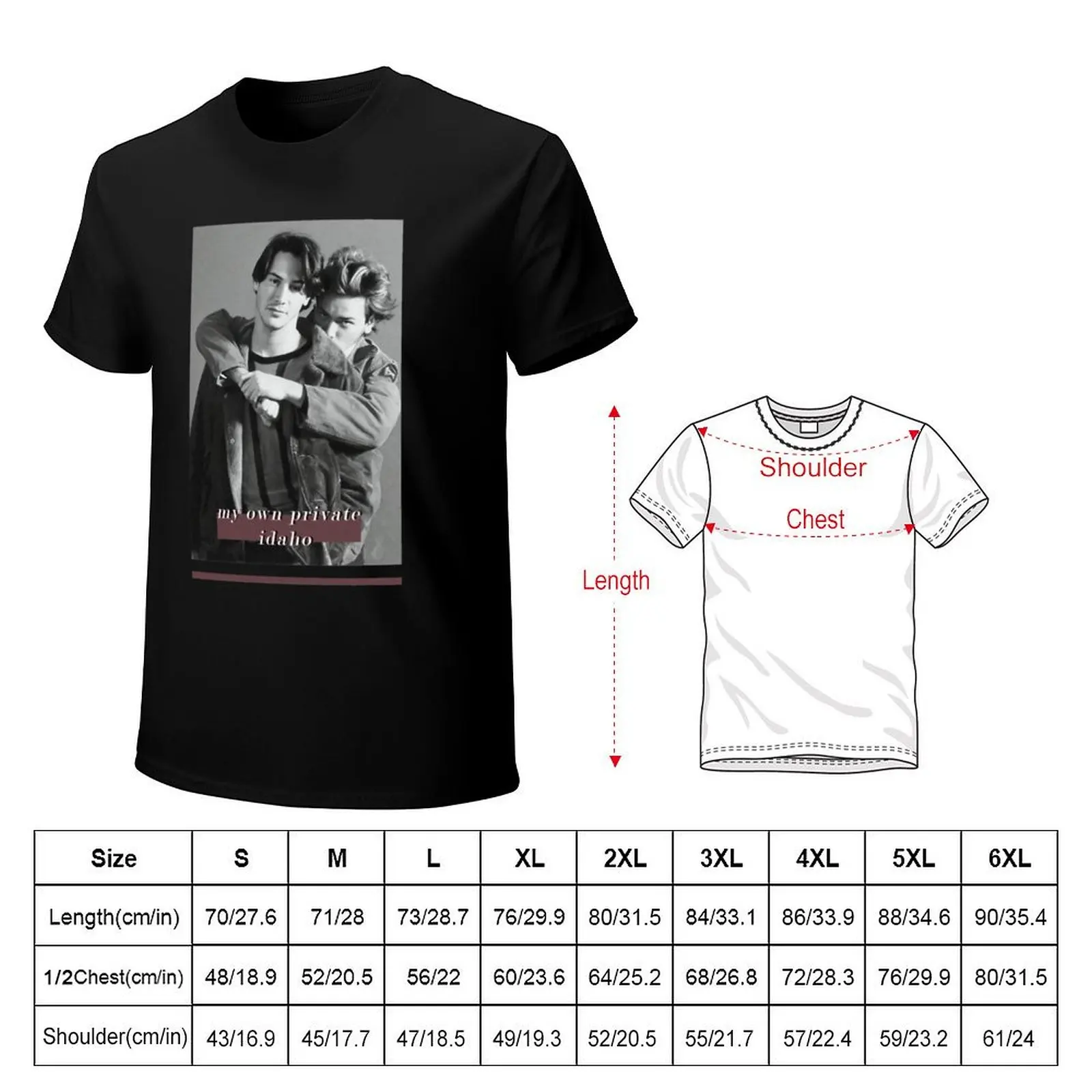 My Own Private Idaho River Phoenix & Keanu Reeves \t T-shirt summer tops summer top summer clothes mens clothes