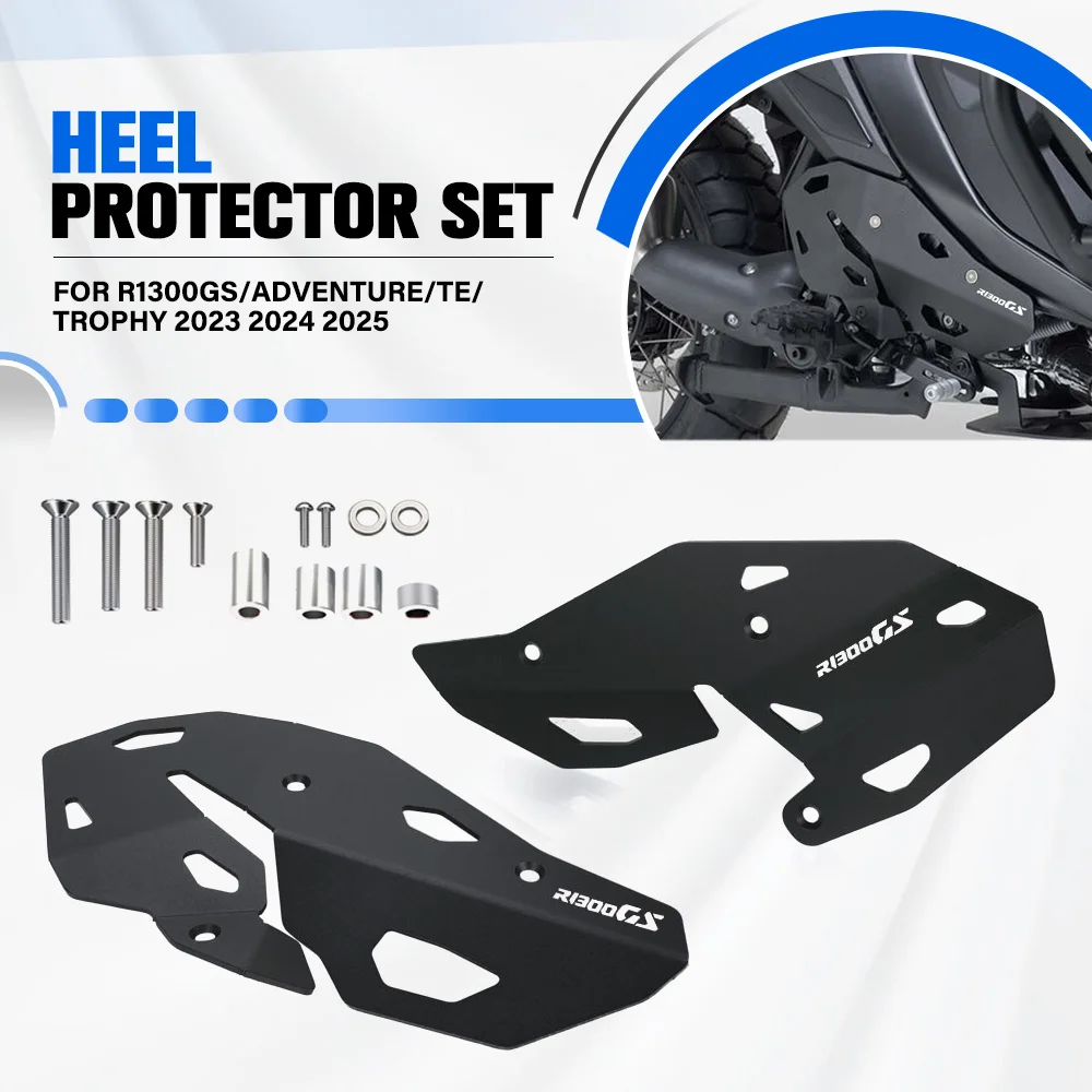 

Для BMW R1300GS/Adventure/TE/Trophy R1300 GS R 1300GS 2023 2024 2025 комплект защиты пятки мотоцикла, левый и правый комплект защиты пятки