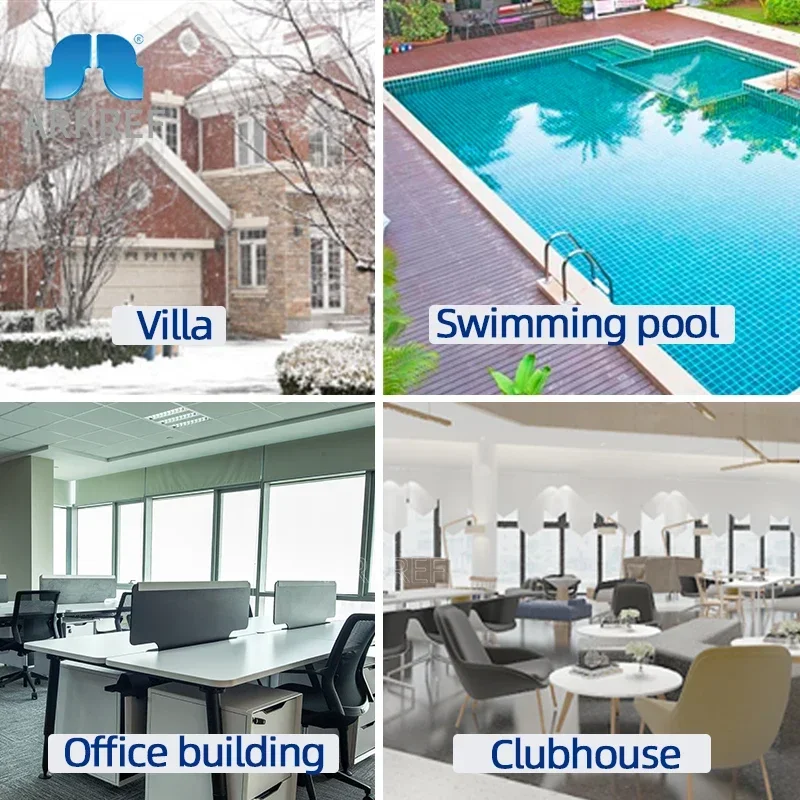 OEM direct sales R32 EVI heat pump DC variable frequency air source heat pump for heating