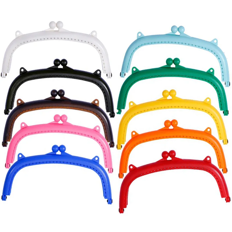 

1PC 16.5cm Kiss Clasp Lock Frame Plastic Candy Colorful Arch for Purse Bag Handle DIY Accessories Diy Crafts