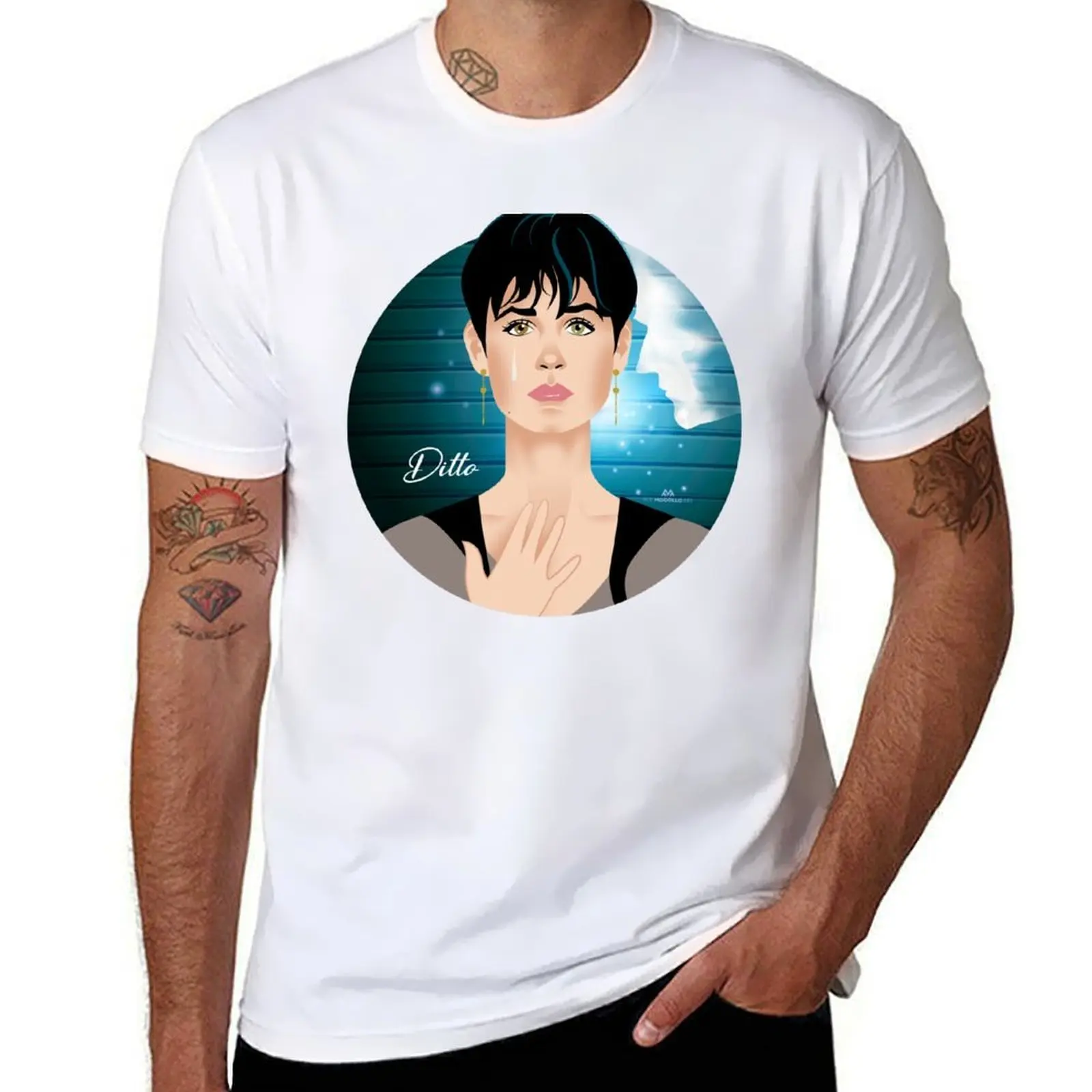 

Ditto T-Shirt black cotton t-shirt plain for man package t shirt for man T-Shirt