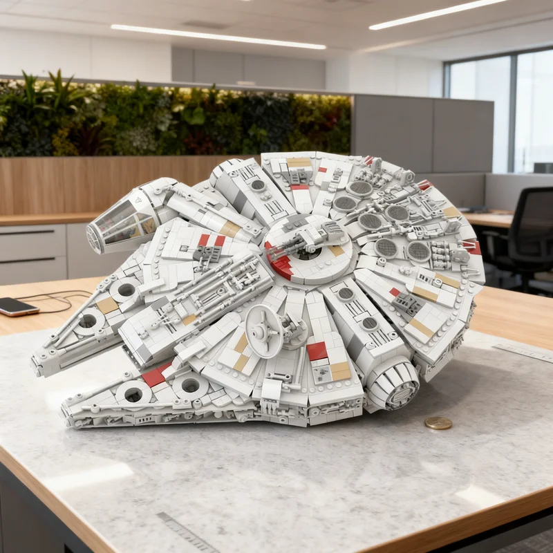 

3715pcs MOC Hans Falcon Star Battle Model Building Blocks Creative Display Gift Collectible Decor Kids Premium Adult Desk Home