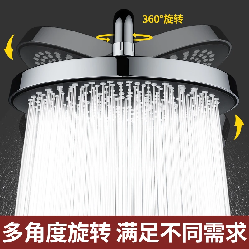 New 275mm Big Panel Water Saving Supercharge Rainfall Shower Head High Pressure Top Rain Shower Faucet Bathroom Accessories