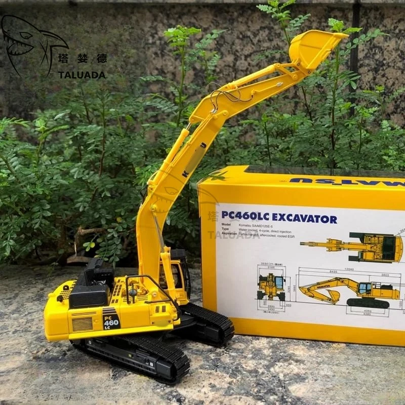 For Komatsu Alloy PC460LC-8 1:50 Scale Excavator Model Toy Gift