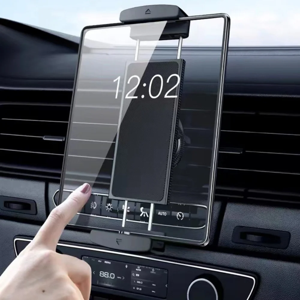 Car-Mounted Mobile Phone and Tablet Special Holder for Car Use, Center Console, Front Passenger Seat, Fixed Air Vent Inside