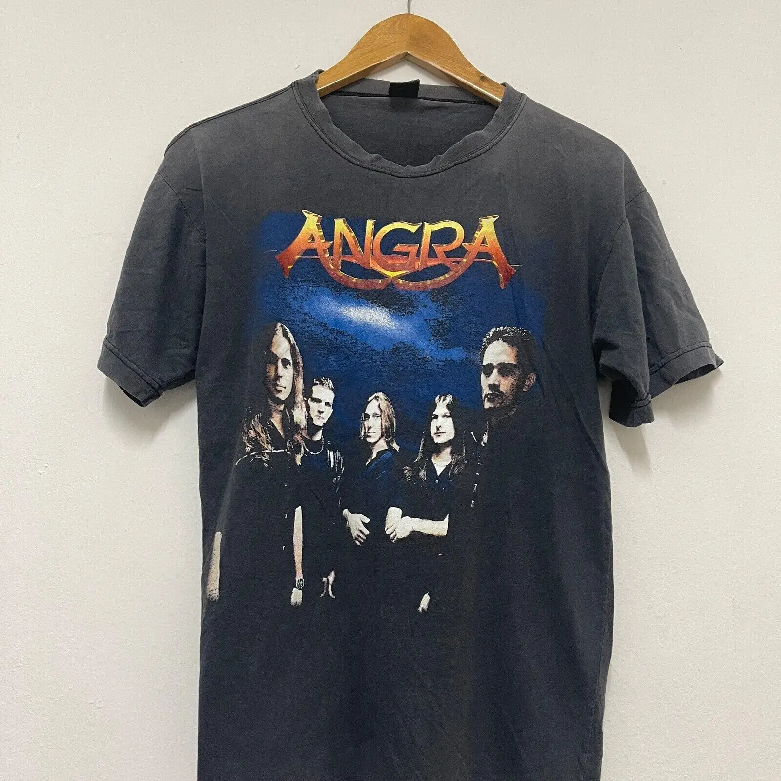 Vintage 90s Agra Band Power Metal Band T-Shirt / Metal Music / Tour / Streetwear