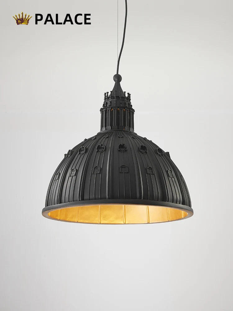 French style light luxury palace restaurant creative decoration chandelier coffee shop medieval industrial style lighting
