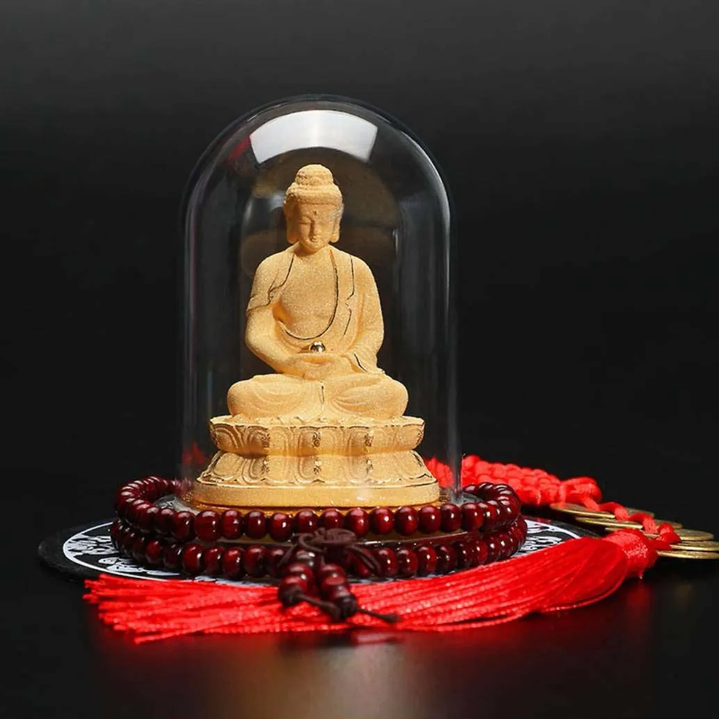 Buddhism Thailand Southeast Asia HOME CAR Patron saint Automobile ornaments golden Amitabha Amitayus Buddha statue
