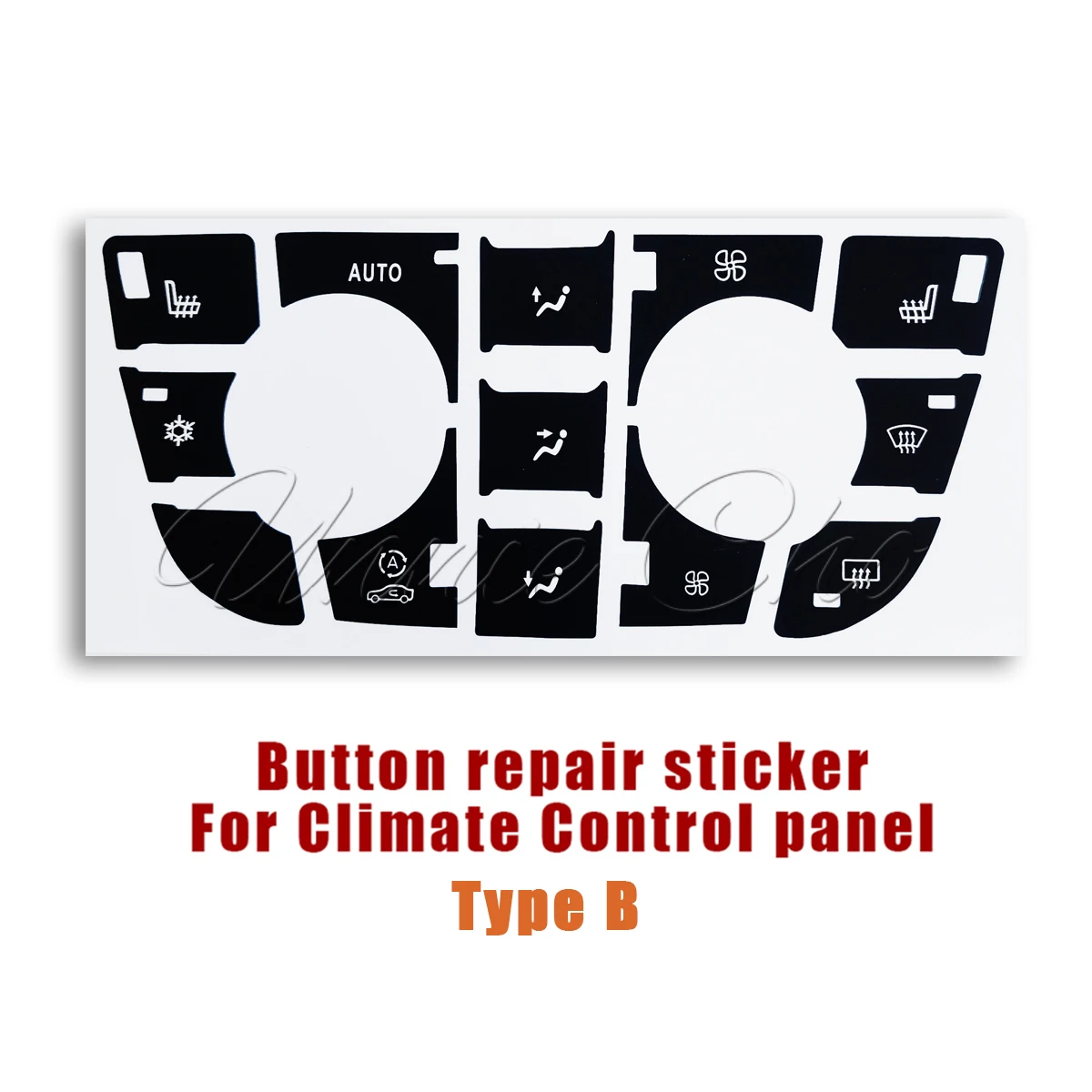 For Opel Astra J Button Sticker Climate Radio Panel Repair For Vauxhall Astra J GTC Car Accessories Refinishing Meriva B Switch