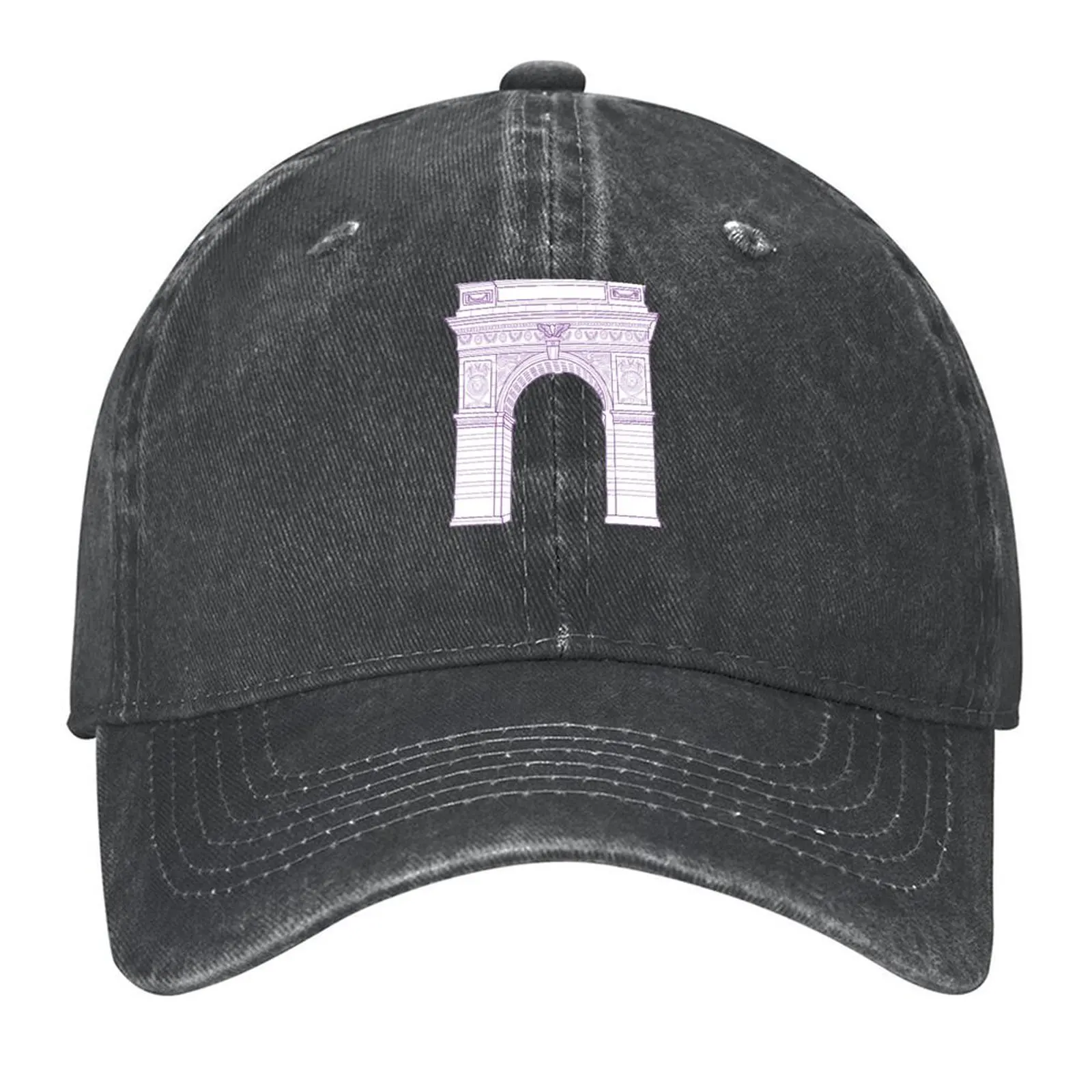 

NYU Arch Washington Square Park Purple Baseball Cap Sunscreen Male hat Hat men Hat Man For The Sun Woman Hats Men's