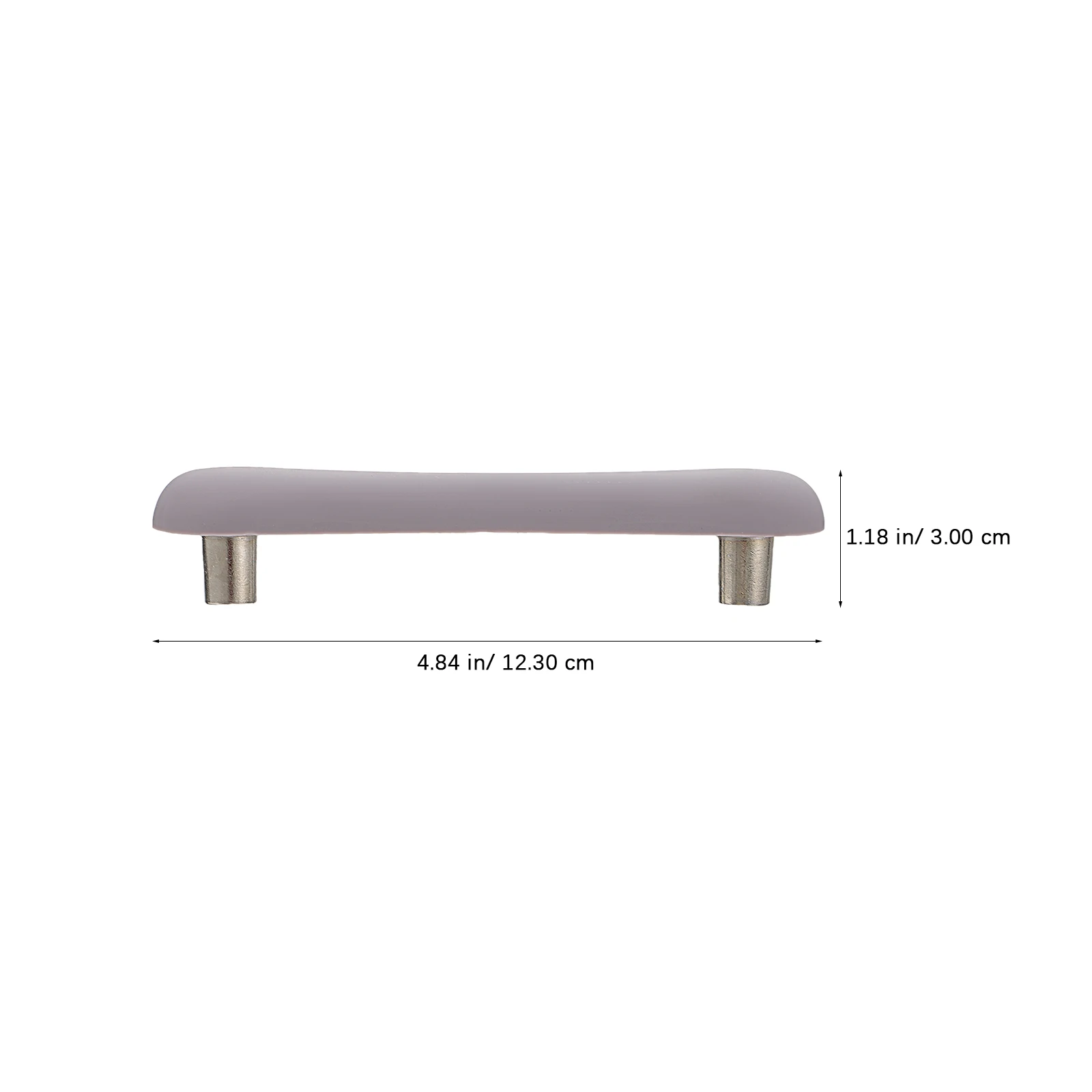 

3Pcs Long Drawer Pull Handles Furniture Hardware Dresser Knobs Cabinet Door Wardrobe Zinc Alloy Rubber Durable Easy Install