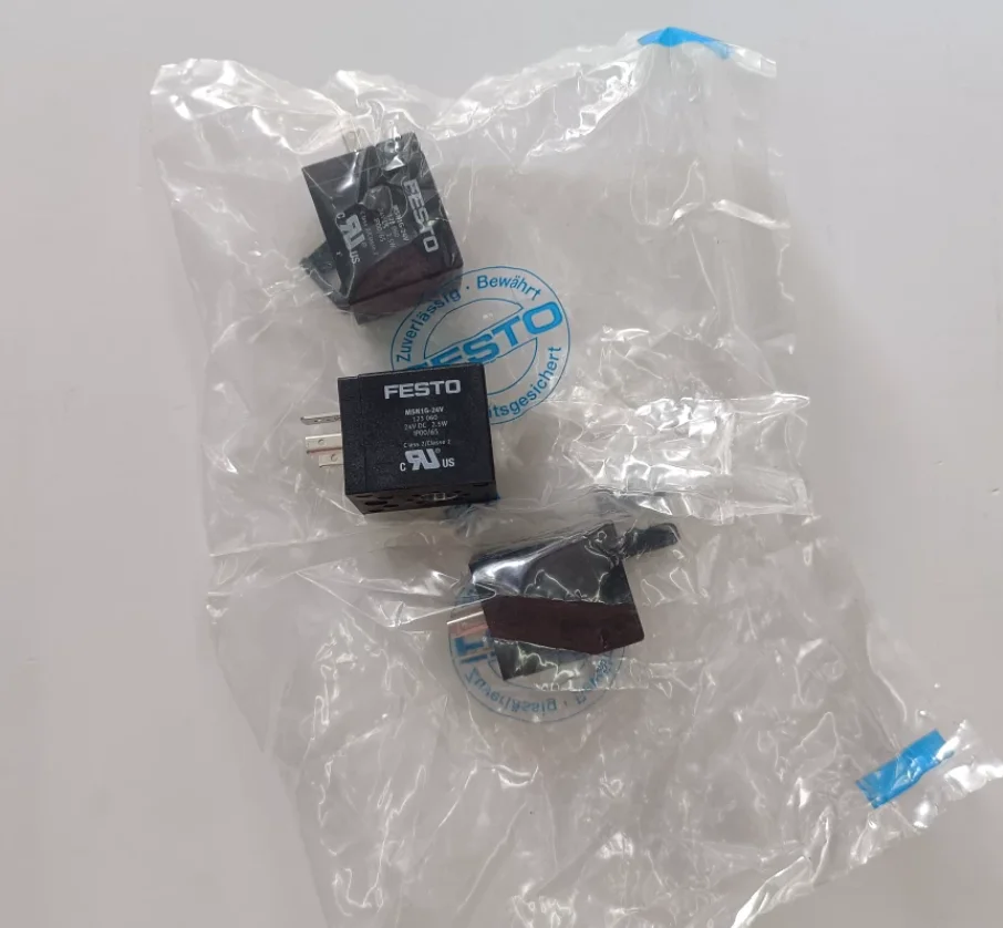 1pcs 100% Original FESTO MSN1G-24V 123060 24VDC,MSN1W-110 123061 110VAC,solenoid valve coil