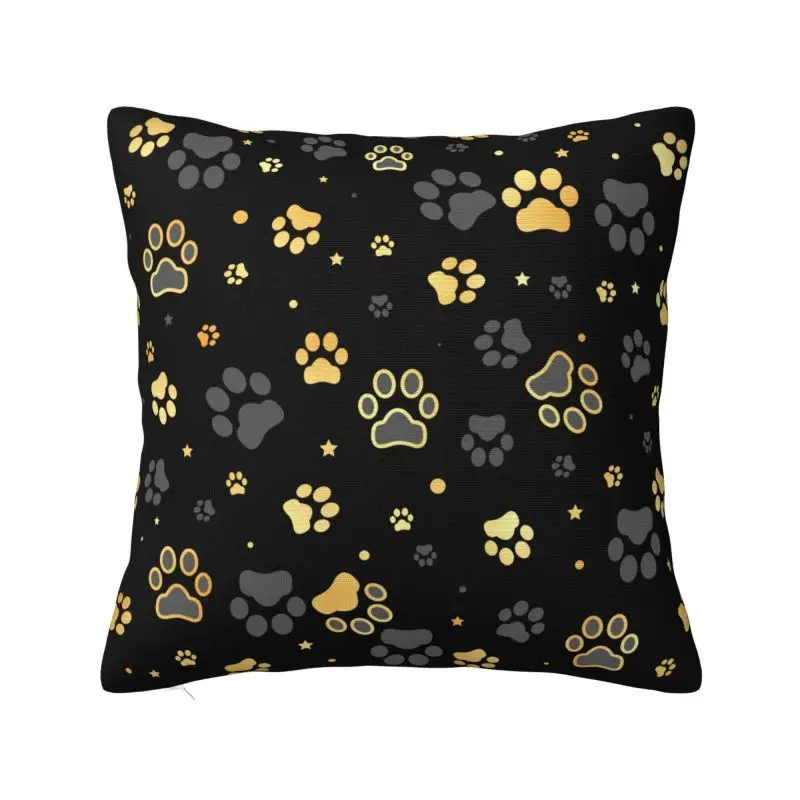 

Animal Footprint Dog Paw Prints Cushion Cover Soft Polyester Throw Pillow Case For Sofa Car SeatHome Decoration Pillowcase