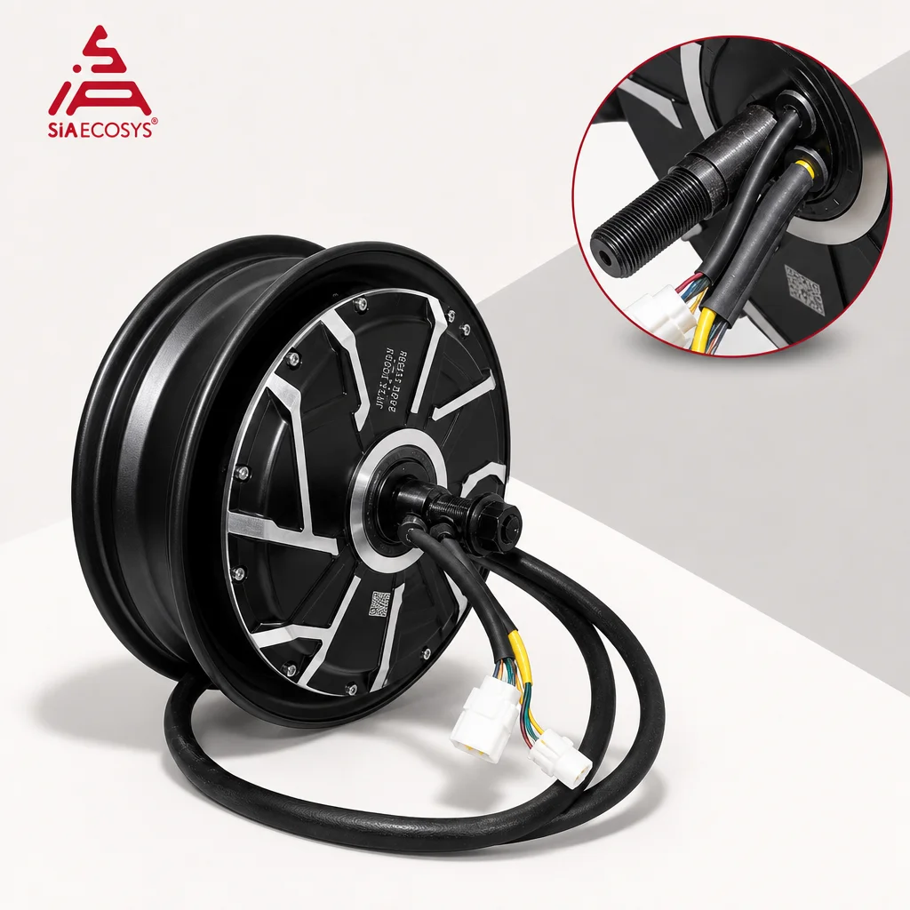12000W Electric Motorcycle Hub Motor - QSMOTOR 12 Zoll 12000W 72V 150KPH