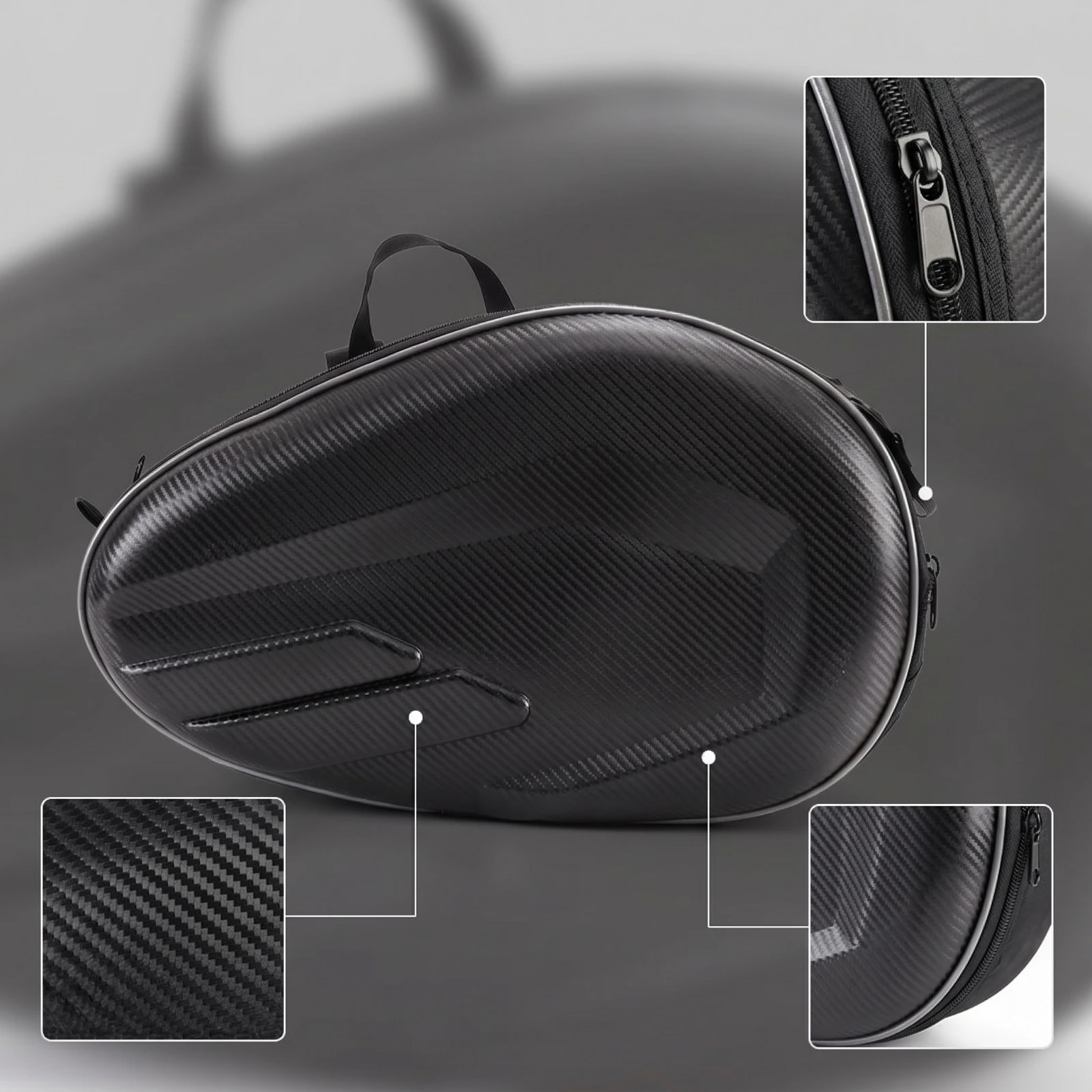 Motorcycle Saddle Bag with Center Strap Classic Motorcycle Saddlebags Motorbike Saddlebags Universal Saddlebag Heavy Duty