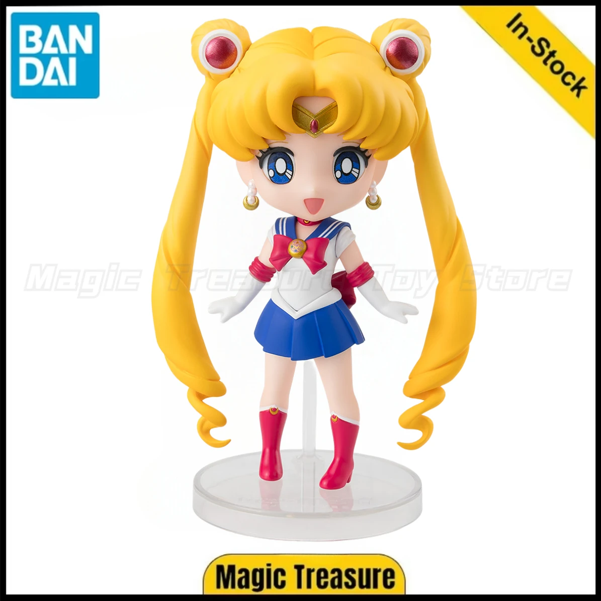 

【In stock 】Original BANDAI SPIRITS Figuarts mini Sailor Moon Tsukino Usagi Crystal Star Compact Edition Figure Gift