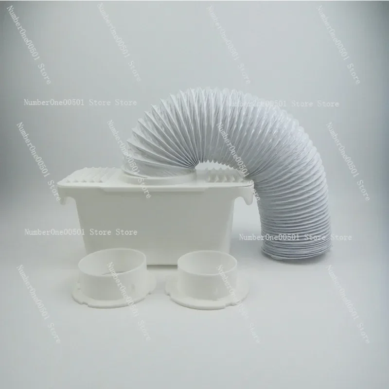 Universal Tumble Dryer Condenser Kits Vent Hose Ventillation Kit Box Part With 1'PVC Flexible Stretch  Exhaust Duct