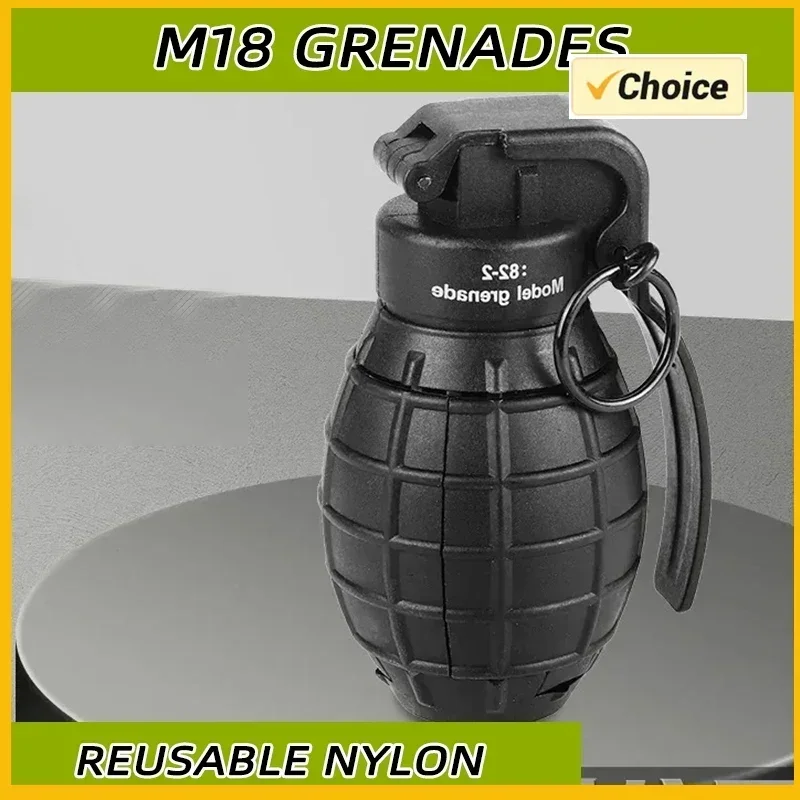 

F2 шт., модель гранаты для страйкбола на открытом воздухе, тактическая дымовая граната, многоразовая нейлоновая граната, различные тактические модели для страйкбола, граната