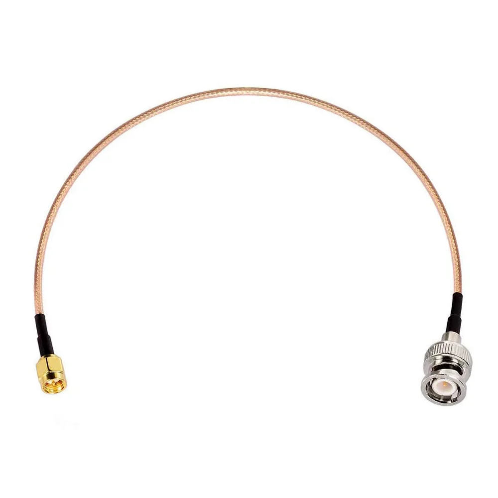 1 Piece RG316 SMA Male Plug to BNC Male Plug RF Coaxial Converter Connector Pigtail Jumper Cable Straight 15cm