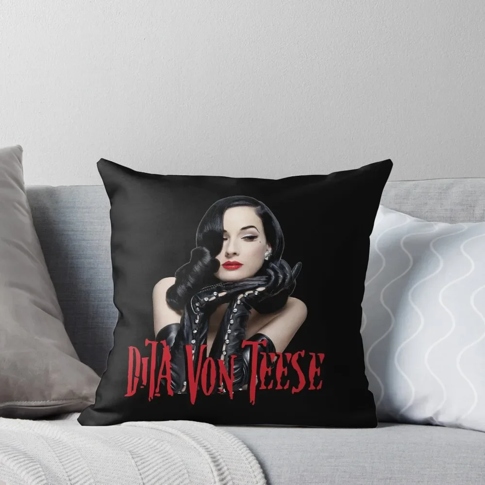 

Dita Von Teese Gloves Edit Throw Pillow Pillowcases Bed Cushions Christmas Cushion For Home Sofa Decorative Covers pillow