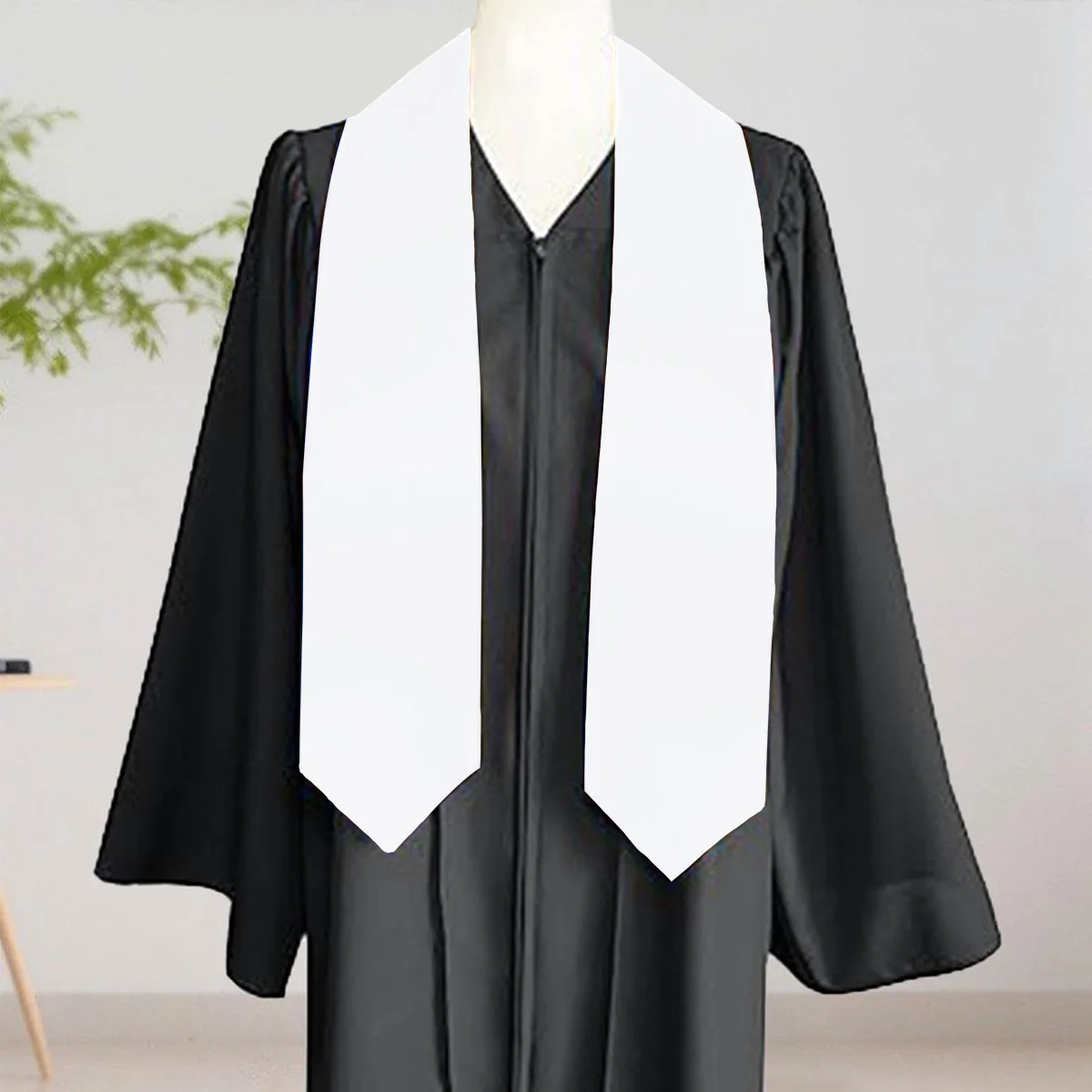 1pc Black Graduation Shawl Graduation Party Decoration for Students Graduation Shawl Class of 2025 Graduation Party Supplies